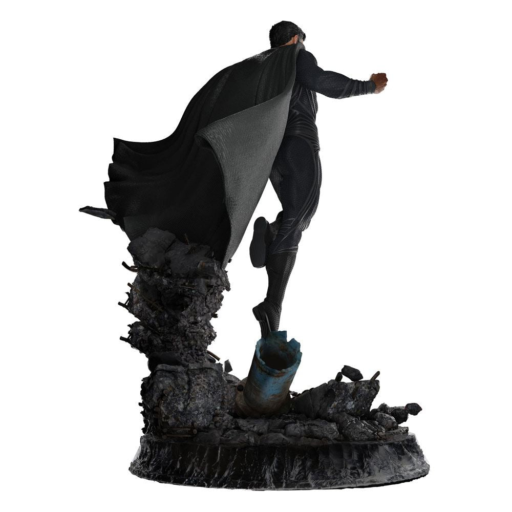 Zack Snyder&#39;s Justice League Statue 1/4 Superman Black Suit 65 cm