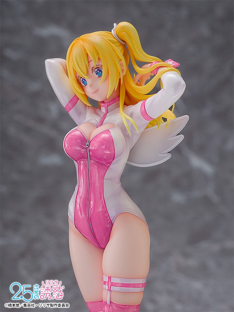 2.5 Dimensional Seduction PVC Statue 1/7 Liliel Angel School spin-off Training Suit/Ririsa 25 cm