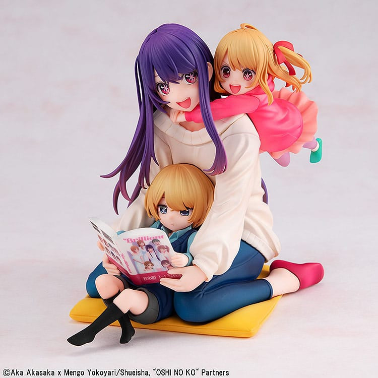 Oshi no Ko PVC Statue 1/8 Ai, Aqua &amp; Ruby Mother and Children 10 cm