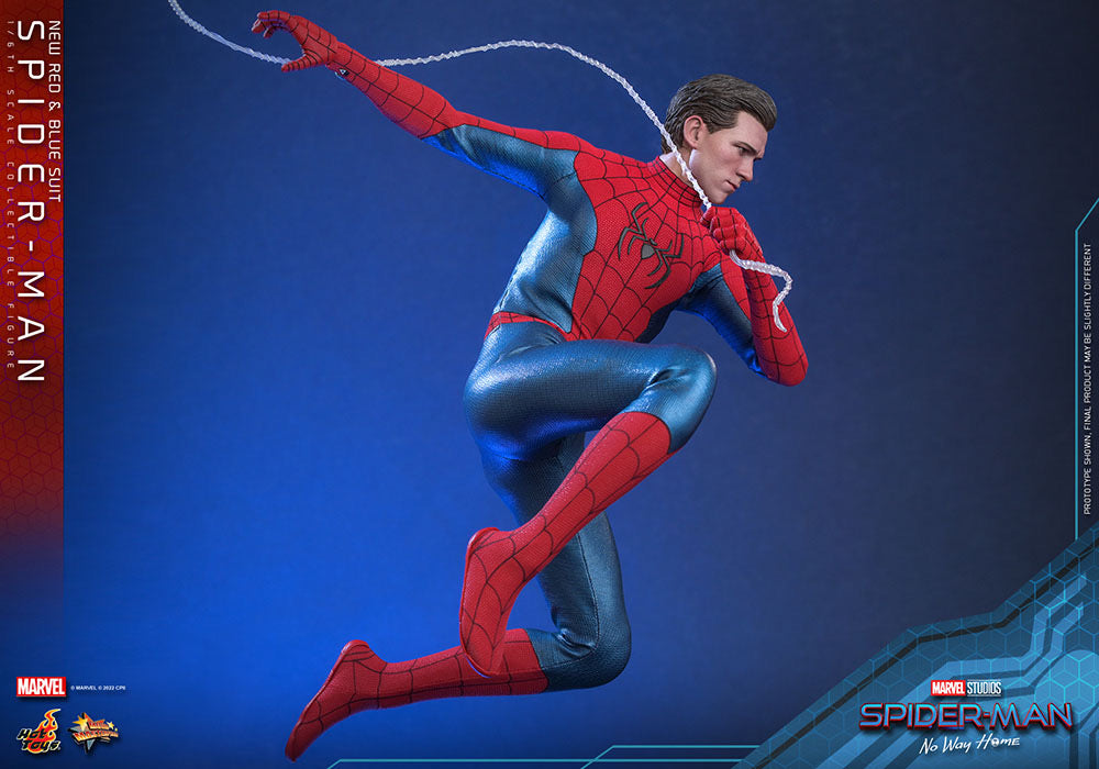 Spider-Man: No Way Home Movie Masterpiece Action Figure 1/6 Spider-Man (New Red and Blue Suit) 28 cm