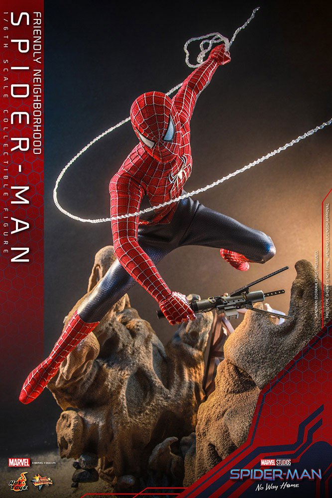 Spider-Man: No Way Home Movie Masterpiece Action Figure 1/6 Friendly Neighborhood Spider-Man 30 cm