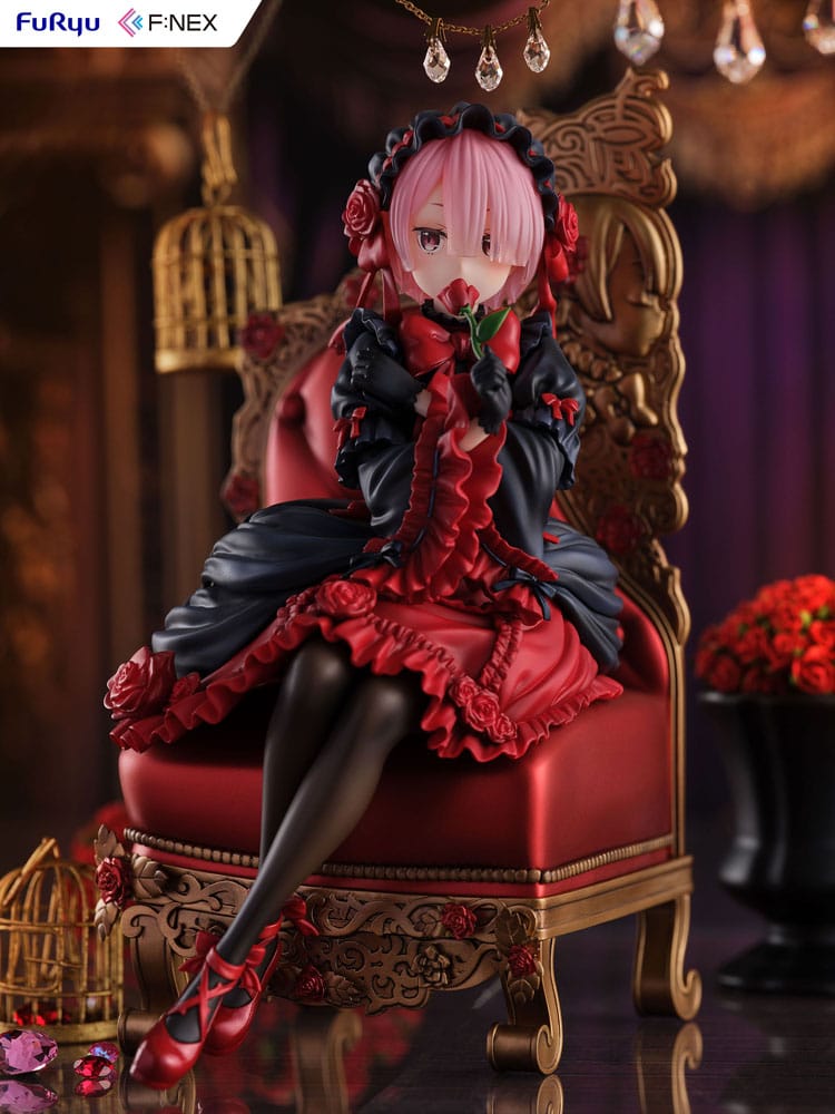 Re:ZERO -Starting Life in Another World F:NEX PVC Statue 1/7 Ram Gothic Ver. 20 cm