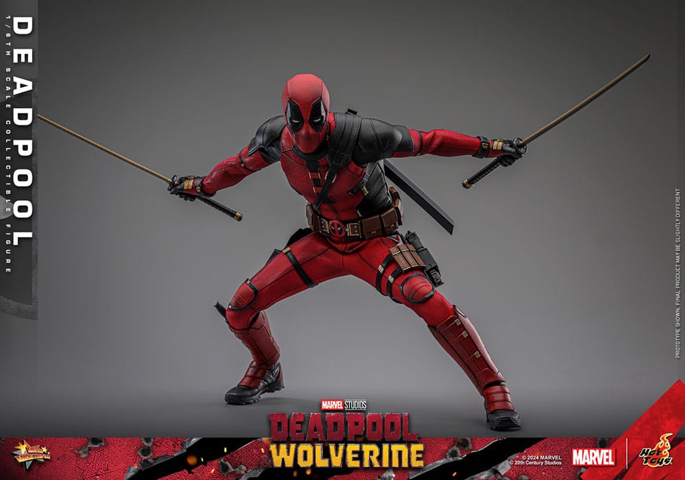 Deadpool &amp; Wolverine Movie Masterpiece Action Figure 1/6 Deadpool 31 cm