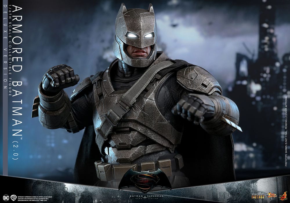 Batman v Superman: Dawn of Justice Movie Masterpiece Action Figure 1/6 Armored Batman 2.0 (Deluxe Version) 33 cm