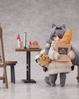 Decorated Life Collection PVC Statue Tea Time Cats - Cat Town Bakery Staff & Customer Set 12 cm