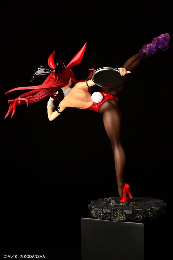 Fairy Tail Statue 1/6 Erza Scarlet High Kick Crimson Bunny Ver. 37 cm