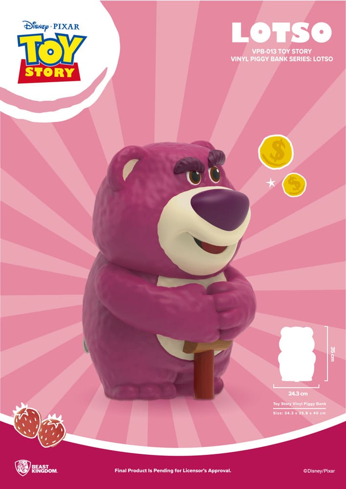 Toy Story Piggy Vinyl Bank Lotso 35 cm