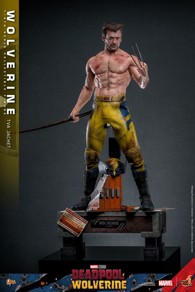 Deadpool &amp; Wolverine Movie Masterpiece Action Figure 1/6 Wolverine (TVA Jacket Version) 31 cm