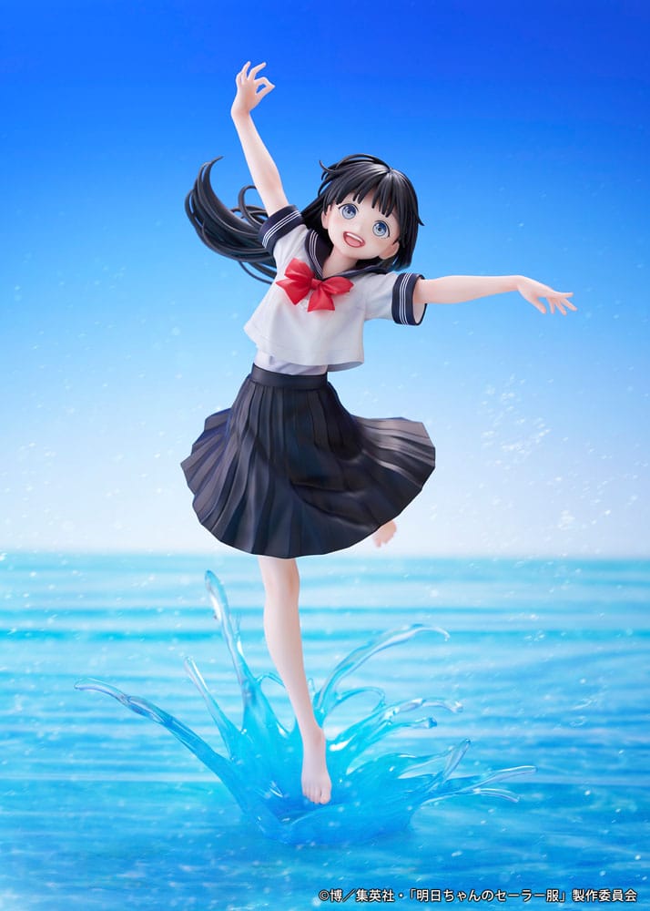 Akebi&#39;s Sailor Uniform Statue 1/7 Komichi Akebi Summer uniform Ver. 26 cm