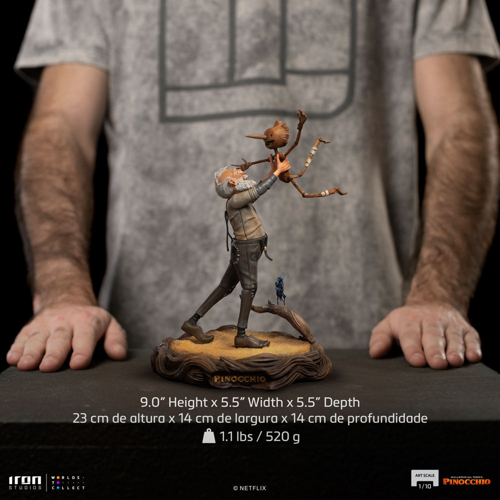 Pinocchio Art Scale Statue 1/10 Gepeto &amp; Pinocchio 23 cm