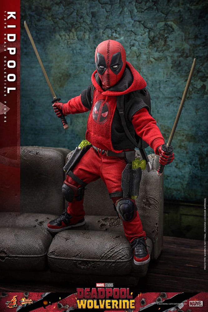 Deadpool &amp; Wolverine Movie Masterpiece Action Figure 1/6 Kidpool 22 cm