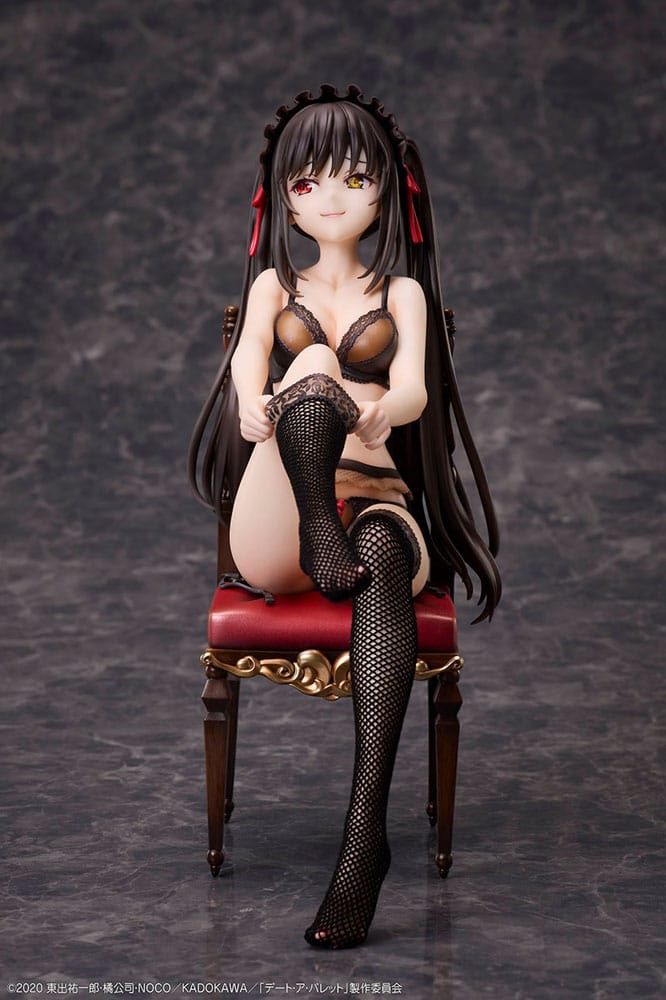 Date A Bullet PVC Statues 1/7 Kurumi Tokisaki &amp; White Queen 17 cm