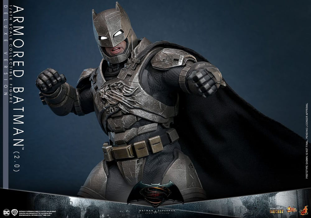 Batman v Superman: Dawn of Justice Movie Masterpiece Action Figure 1/6 Armored Batman 2.0 (Deluxe Version) 33 cm