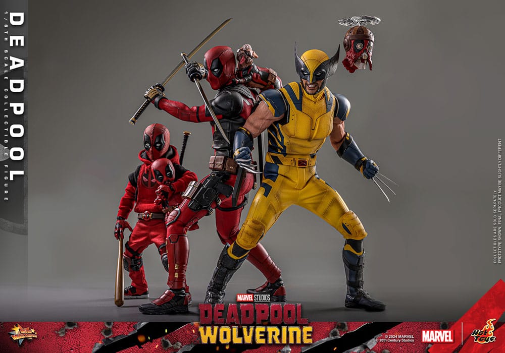 Deadpool &amp; Wolverine Movie Masterpiece Action Figure 1/6 Deadpool 31 cm