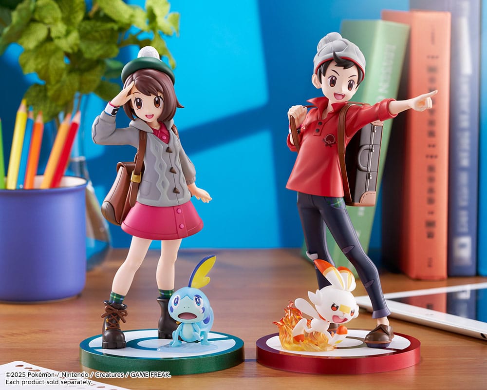 Pokémon ARTFXJ Statue 1/8 Gloria &amp; Sobble 21 cm