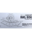 Yu-Gi-Oh! Tin Sign Duel Disk Schematic