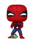 Marvel POP! Vinyl Figure Holiday Spiderman w/Open gift 9 cm