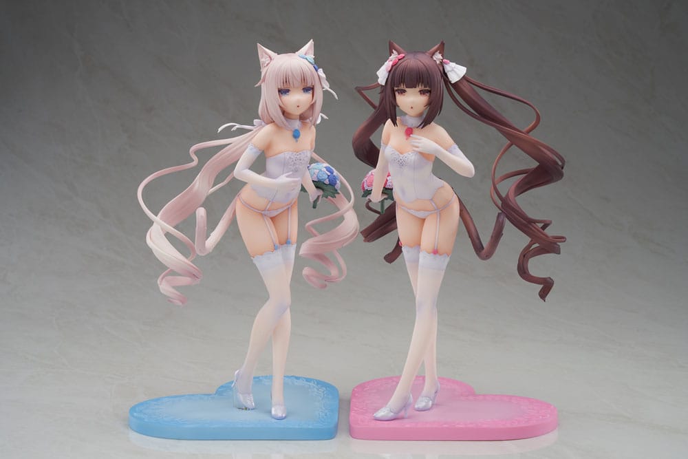 Nekopara PVC Statue 1/7 Nekopara Chocola &amp; Vanilla Dream of Eden Ver. 23 cm