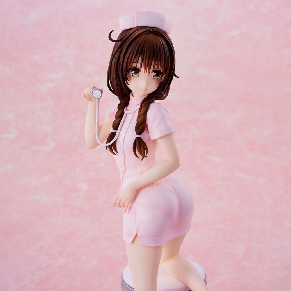 To Love-Ru Darkness Statue PVC Mikan Yuki Nurse Cos 25 cm