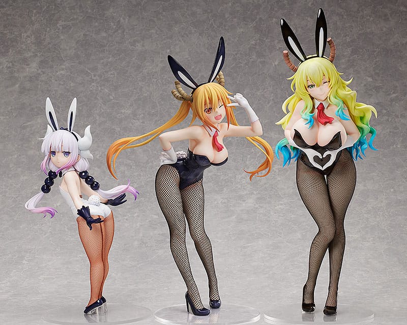 Miss Kobayashi&#39;s Dragon Maid PVC Statue 1/4 Lucoa: Bunny Ver. 48 cm