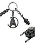 Star Trek II: The Wrath of Khan CHS Keychain and Pin Set