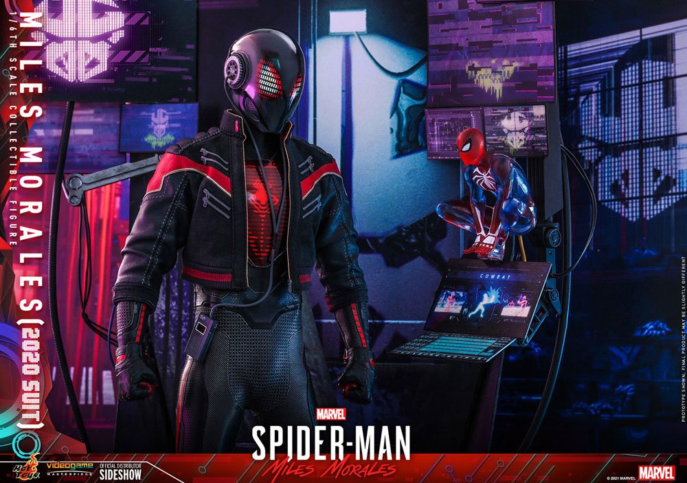 Marvel&#39;s Spider-Man: Miles Morales Video Game Masterpiece Action Figure 1/6Miles Morales (2020 Suit)