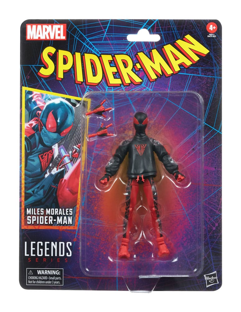 Spider-Man Marvel Legends Retro Collection Actionfigur Miles Morales Spider-Man 15 cm