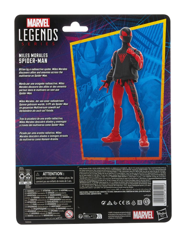 Spider-Man Marvel Legends Retro Collection Actionfigur Miles Morales Spider-Man 15 cm