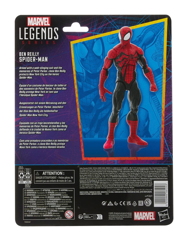 Spider-Man Marvel Legends Retro Collection Actionfigur Ben Reilly Spider-Man 15 cm