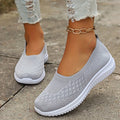 Adeline | Damskie ortopedyczne sneakersy slip-on, lekkie buty komfortowe | Rokishi | Szary