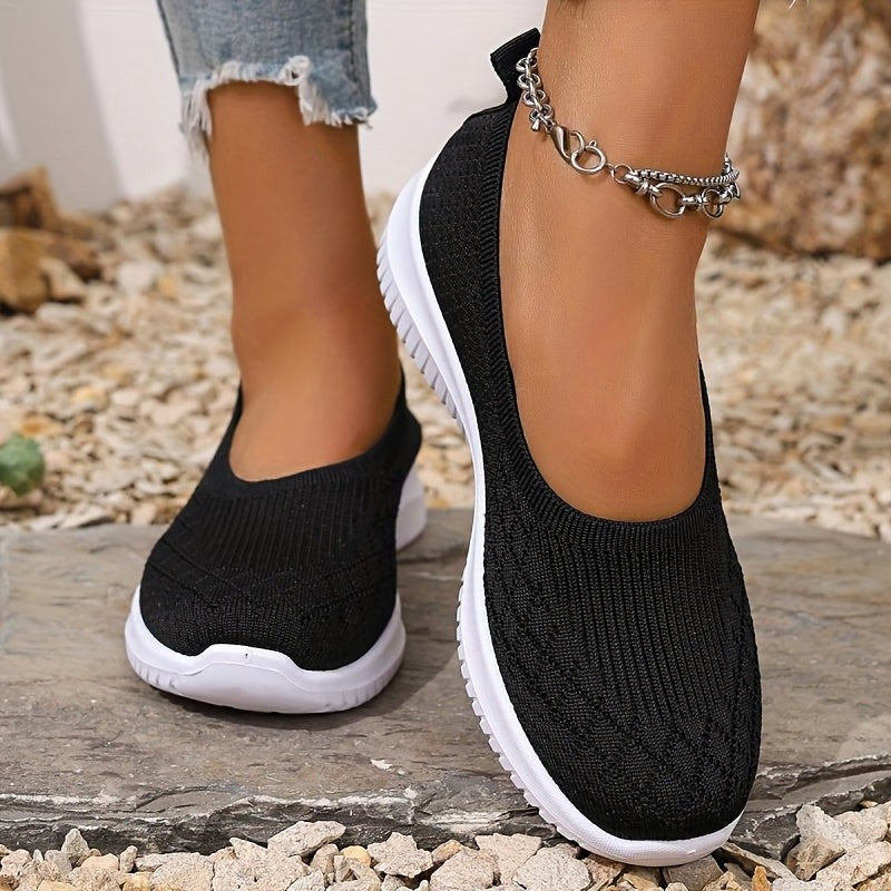 Adeline | Damskie ortopedyczne sneakersy slip-on, lekkie buty komfortowe | Rokishi | Szary