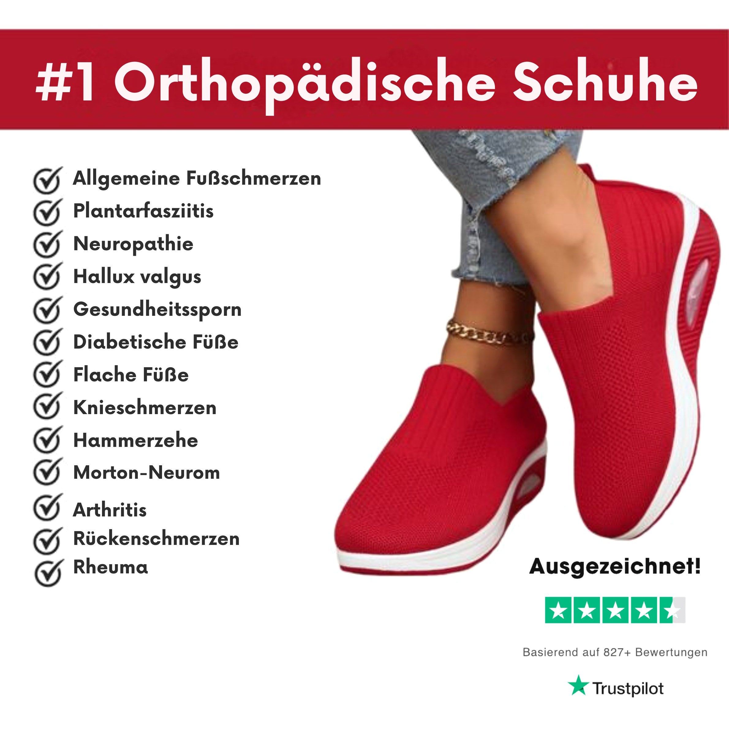 Amelie | Damskie buty typu slip-on z amortyzacją, ortopedyczne buty komfortowe | Rokishi | Czarny