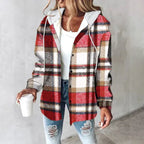Anais | Damska bluza z kapturem ze ściągaczem, luźna bluza komfortowa | Rokishi | Szary