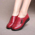 Audrey | Damskie ortopedyczne loafersy, wyściełane buty slip-on | Rokishi | Brązowy