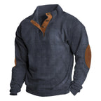 Benedict | Męski gruby sweter z grubego splotu, sweter inspirowany vintage | Rokishi | Zielony