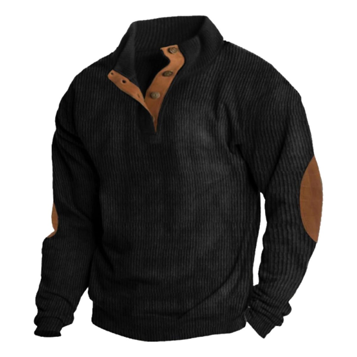 Benedict | Męski gruby sweter z grubego splotu, sweter inspirowany vintage | Rokishi | Zielony