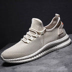 Dawid | Lekkie sneakersy męskie ze strukturą mesh, sportowe buty na codzień | Rokishi