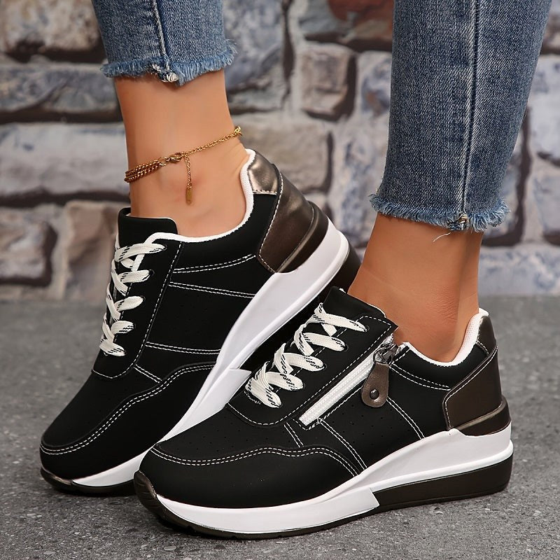 Edith | Damskie ortopedyczne sneakersy, wygodne buty slip-on | Rokishi | Niebieski