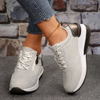 Edith | Damskie ortopedyczne sneakersy, wygodne buty slip-on | Rokishi | Niebieski