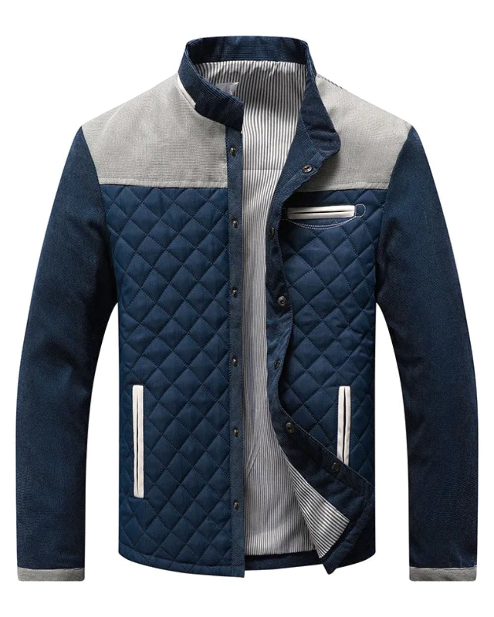 Edmund | Męski dopasowany blazer, elegancki blazer biznesowy | Rokishi | Brązowy