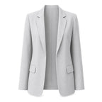 Eliza | Damski dopasowany blazer, taliowana marynarka strukturalna | Rokishi | Fioletowy