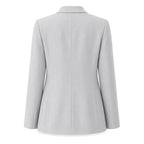 Eliza | Damski dopasowany blazer, taliowana marynarka strukturalna | Rokishi | Fioletowy