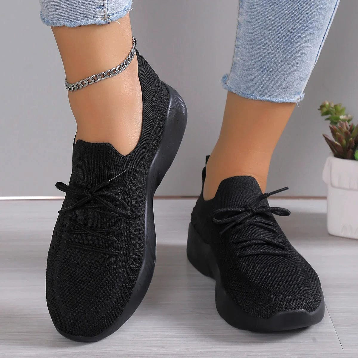 Esme | Damskie ortopedyczne buty typu slip-on | Rokishi | Błękitny