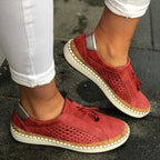 Giselle | Damskie ortopedyczne buty slip-on, przewiewne buty komfortowe | Rokishi | Zielony