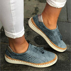Giselle | Damskie ortopedyczne buty slip-on, przewiewne buty komfortowe | Rokishi | Zielony