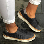 Giselle | Damskie ortopedyczne buty slip-on, przewiewne buty komfortowe | Rokishi | Zielony