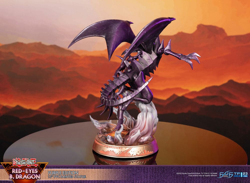 Yu-Gi-Oh! PVC Statue Red-Eyes B. Dragon Purple Colour 33 cm