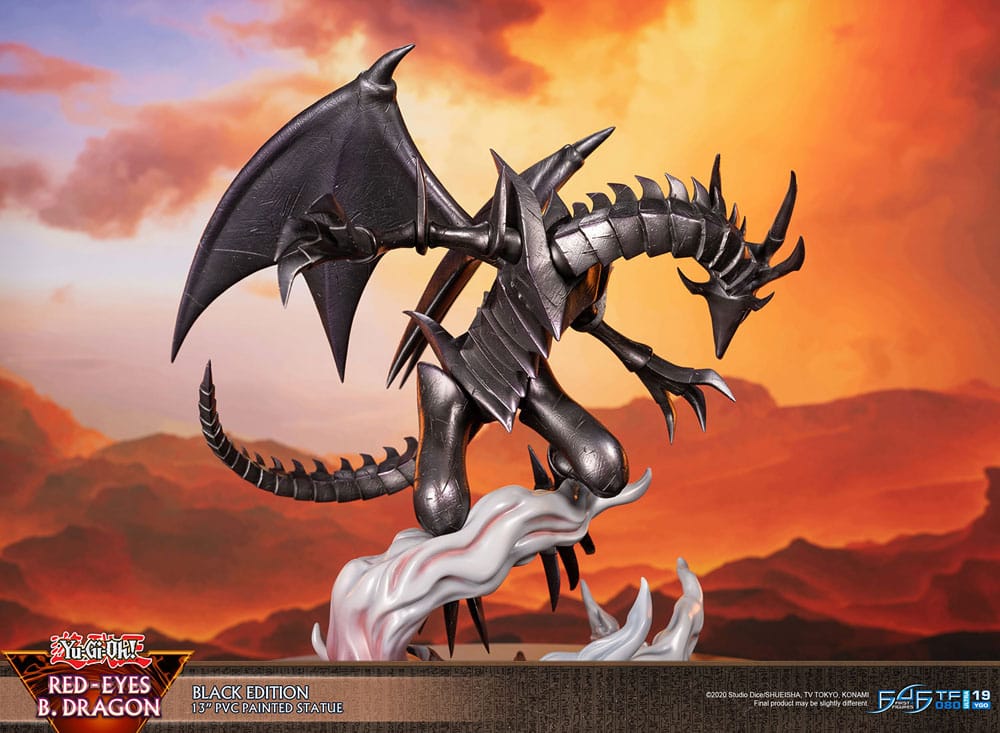 Yu-Gi-Oh! PVC Statue Red-Eyes B. Dragon Black Colour 33 cm