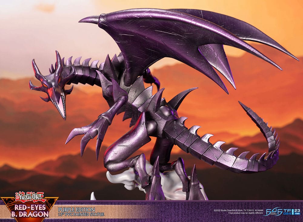 Yu-Gi-Oh! PVC Statue Red-Eyes B. Dragon Purple Colour 33 cm