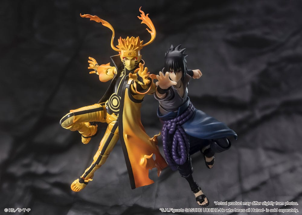 Naruto S.H. Figuarts Action Figure Naruto Uzumaki (Kurama Link Mode) - Courageous Strength That Binds - 15 cm